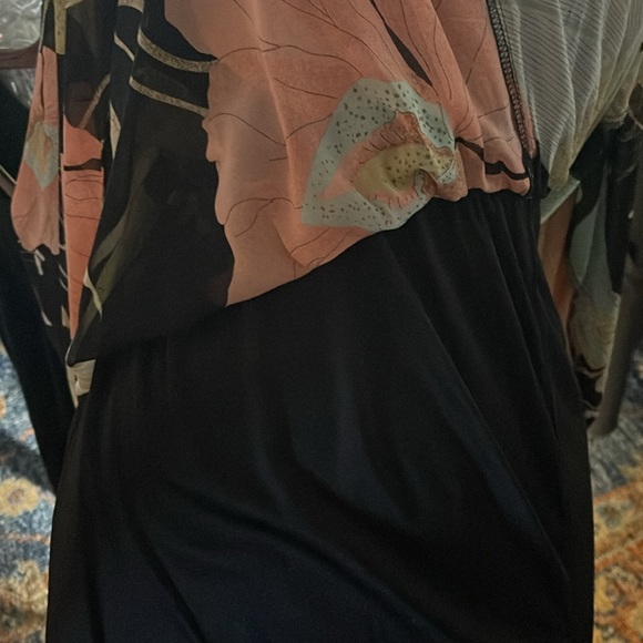 Lulu’s| Wondrous Water Lillies Floral Maxi Dress - Picture 7 of 7